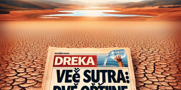 Već sutra: Dve opštine bez vode!
