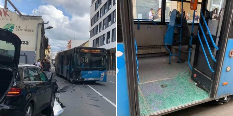 „Sudara autobusa i automobila u Novom Sadu: Devet povređenih“
