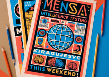 Udruženje Mensa: Testiranje inteligencije u Kragujevcu ovog vikenda!