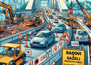 Radovi na Gazeli: Očekujte poremećaje u saobraćaju!