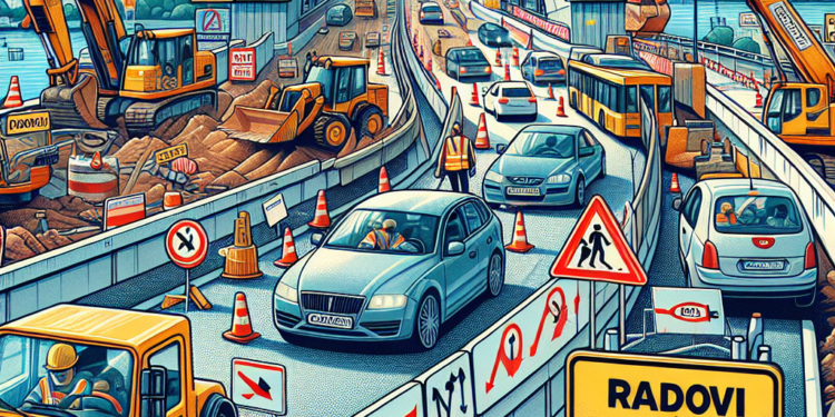 Radovi na Gazeli: Očekujte poremećaje u saobraćaju!