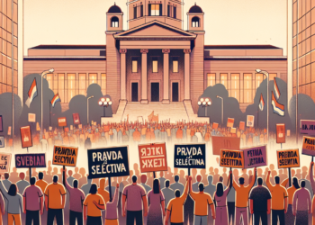 Učesnici protesta u Valjevu: ‘Pravda je selektivna’ pred sudom