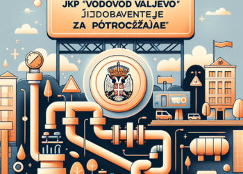 JKP ‘Vodovod Valjevo’ Izdao Obaveštenje za Potrošače