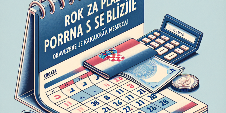 Rok za plaćanje poreza na imovinu se bliži: Obavezno je izvršenje do kraja meseca!