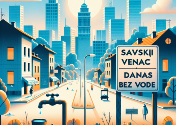 Savski Venac danas bez vode: Stanovnici suočeni s prekidom isporuke