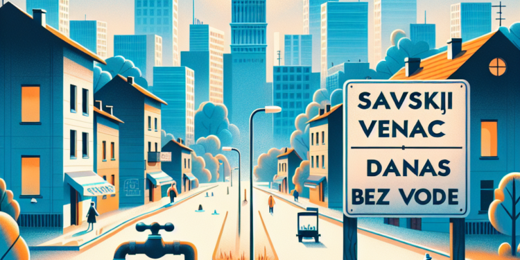 Savski Venac danas bez vode: Stanovnici suočeni s prekidom isporuke