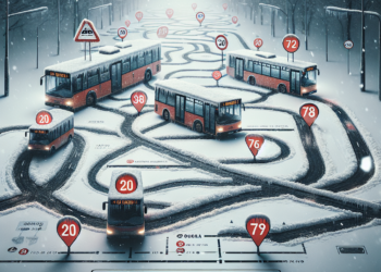 Zbog leda na kolovozu, preusmerene linije autobusa 20, 27, 38, 74 i 79