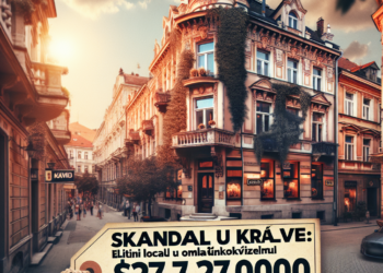 „Skandal u Kraljevu: Elitni lokal u Omladinskoj ulici izdat za smešnih 27.000 dinara umesto 276.000!“