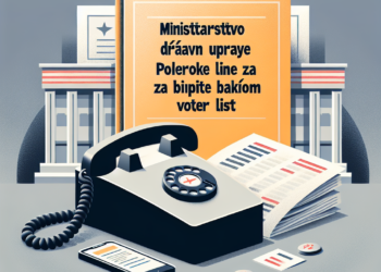 Ministarstvo državne uprave pokreće telefonske linije za upite o biračkom spisku