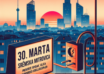 30. marta Sremska Mitrovica bez struje: Proverite spisak ulica i raspored isključenja