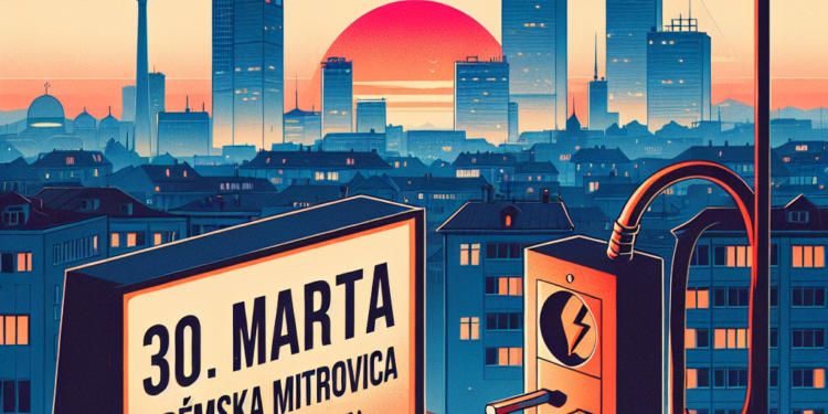 30. marta Sremska Mitrovica bez struje: Proverite spisak ulica i raspored isključenja