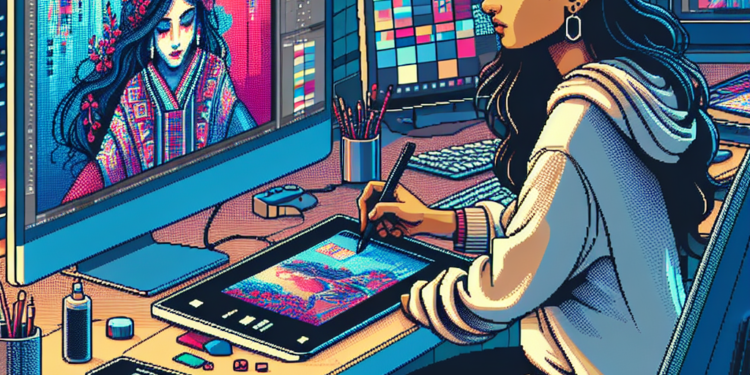 „Natalija s one strane mejlova: Upoznajte priču o digitalnoj umetnosti u NKC-u“
