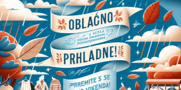 Oblačno i prohladno: Pripremite se za svežinu ovog vikenda!