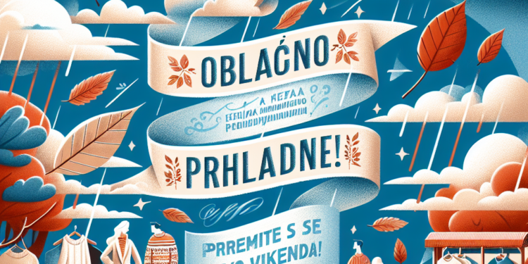 Oblačno i prohladno: Pripremite se za svežinu ovog vikenda!