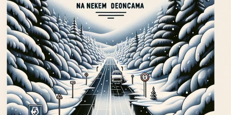Putevi Prohodni: Vlažni Kolovozi i Do Pet Centimetara Snega na Nekim Deonicama