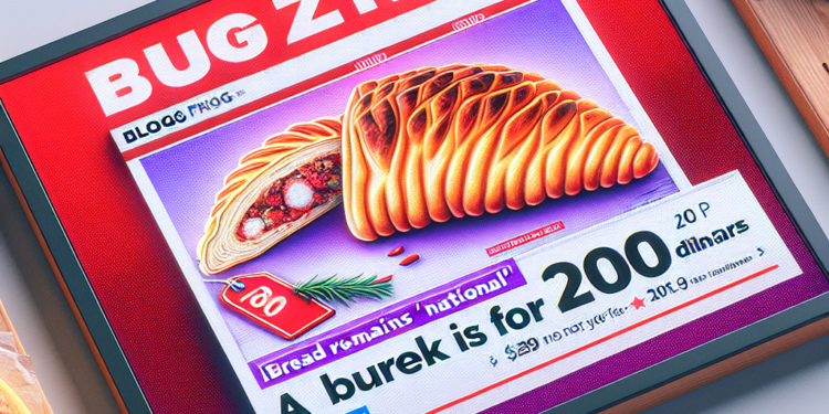 Hleb ostaje ‘narodni’, ali burek više nije za 200 dinara – TV ZONA PLUS