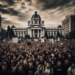 Protest ispred Rektorata: Novosađani krenuli ka Beogradu (FOTO, VIDEO)
