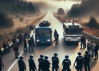 Policija zaustavila autobuse sa građanima na protestu: Dva vozila iz Novog Sada put Beograda pod nadzorom