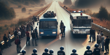 Policija zaustavila autobuse sa građanima na protestu: Dva vozila iz Novog Sada put Beograda pod nadzorom