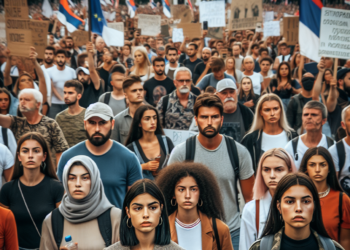 Novosađani na ulicama: Protest podrške Univerzitetu u Beogradu
