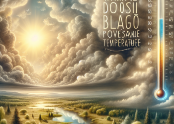 Oblačno vreme donosi blago povećanje temperature