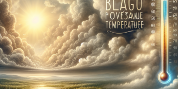 Oblačno vreme donosi blago povećanje temperature