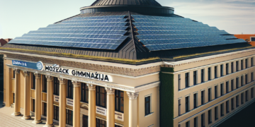 Čačanska Gimnazija obogaćena s 80 solarnih panela: Donacija Mozzart fondacije