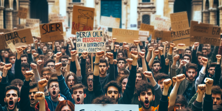 „Studenski protest u Nišu: Podrška rektoru Đokiću i nezadovoljstvo zbog njegovog ćutanja“