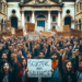 „Studenski protest u Nišu: Podrška rektoru Đokiću i nezadovoljstvo zbog njegovog ćutanja“