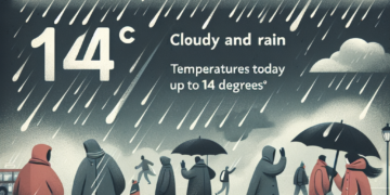Oblačno i kišovito: Temperatura u Srbiji danas do 14 stepeni