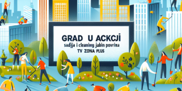 Grad u akciji: Sadnja i čišćenje javnih površina – TV ZONA PLUS