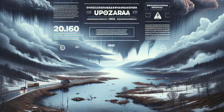 RHMZ upozorava: Obilne padavine i topljenje snega povećavaju nivo vodostaja!