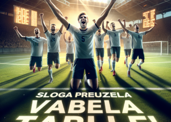 Sloga preuzela vrh tabele!
