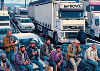 Teretnjaci na Batrovcima čekaju četiri sata za izlazak iz Srbije