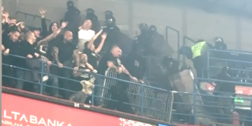 U Areni eruptirao nasilje: Navijači se sukobili kaiševima pred derbi (FOTO, VIDEO)