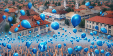 Plavi baloni u Sremskoj Mitrovici: Udruženje ‘Moj svet’ obeležilo Svetski dan autizma