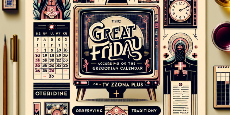 Veliki petak po Gregorijanskom kalendaru: Obeležavanje tradicije na TV ZONA PLUS