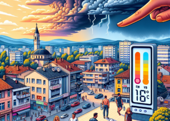 U Sremskoj Mitrovici promenljivo oblačno uz sunce, temperatura do 17°C i mogućnost kiše