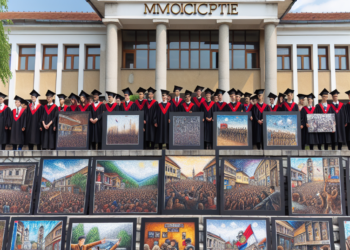 Studenti i maturanti Gornjeg Milanovca donose likovne radove povodom Takovskog ustanka pred Opštinu