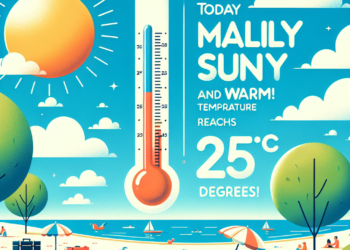 Danas pretežno sunčano i toplo: temperatura dostiže 25 stepeni!