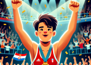Vukašin Mirović osvojio zlatnu medalju na Prvenstvu Srbije u rvanju za U15!