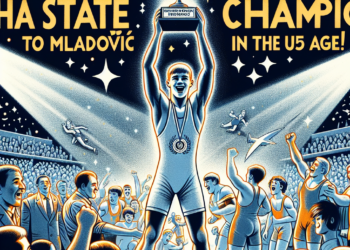 Vukašin Mirović donosi titulu prvaka države rvačima Mladosti u uzrastu U15!
