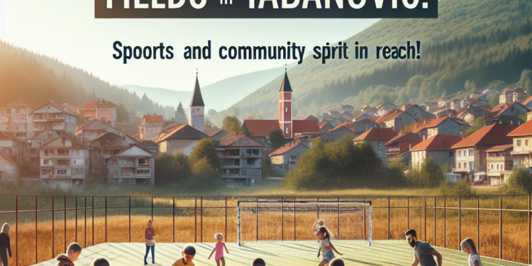 „Valjevo dobija nove terene u Tabanoviću: Sport i zajedništvo na dohvat ruke!“
