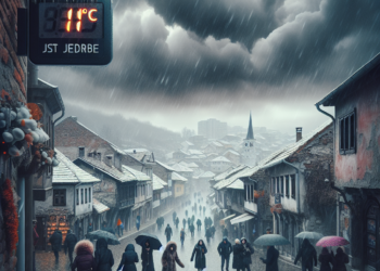 Srbija danas oblačna i hladna, kiša i temperature do 11°C