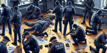 Policija pretresa prostorije Zbora građana Novog Sada nakon hapšenja aktivista