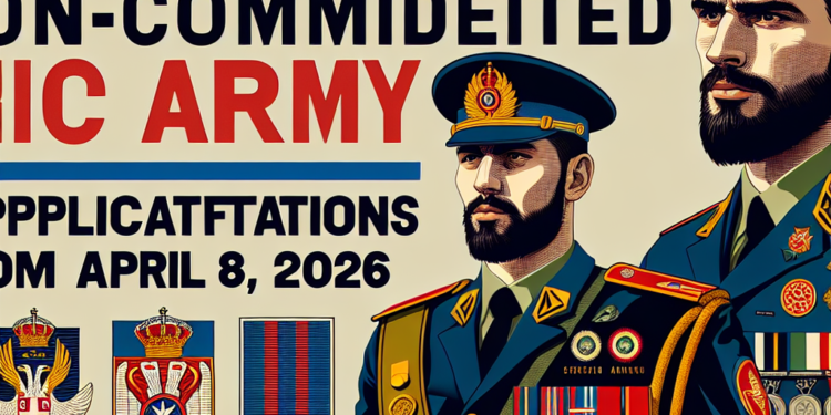 POSTANITE PODOFICIR VOJSKE SRBIJE: Prijave od 8. aprila 2026.