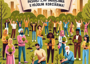 Beograđani zajedno posadili 2.000 sadnica hrasta svojim koracima!