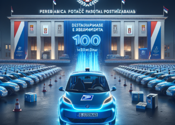 „Pošta Srbije predstavila 100 novih električnih vozila: Investicija od 1,4 milijarde dinara za modernizaciju flote“