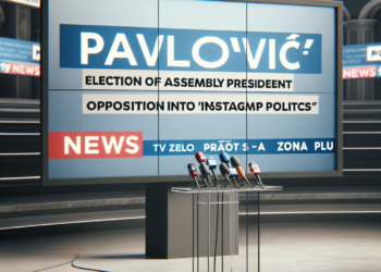 „Pavlović: Izbor predsednika Skuptine legalan, opozicija na ‘Instagram politici'“ – TV ZONA PLUS
