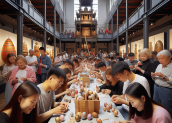 Turisti iz Kine učestvovali u radionici ‘Vaskršnji čuvari’ u Narodnom muzeju Užice
